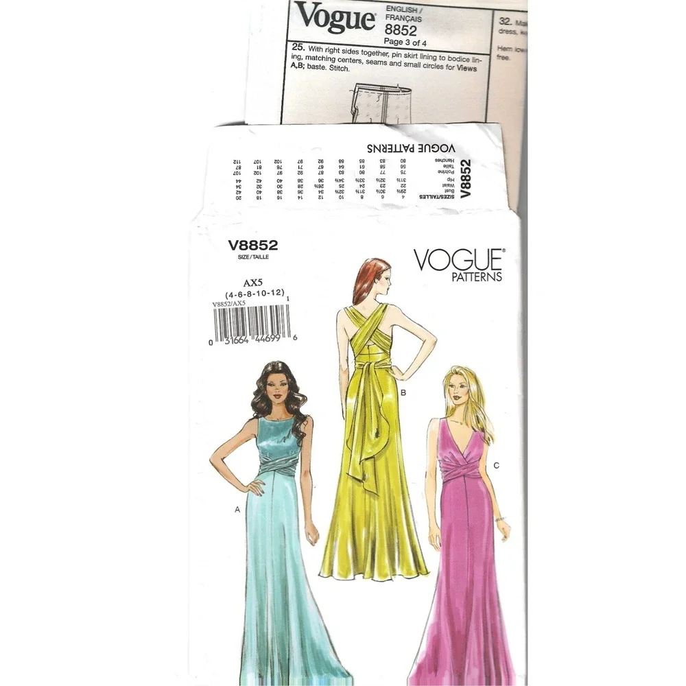 Vogue patterns 8852